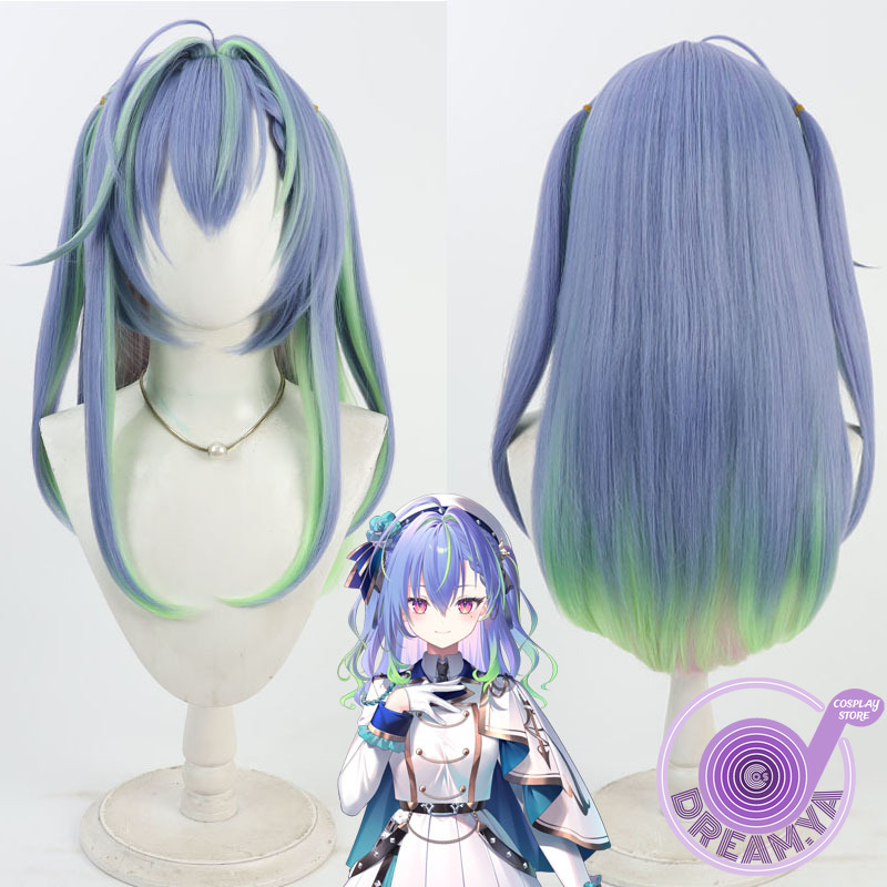 Anime Cosplay Wig Heat Resistant - Wig Cosplay Suzumi Nemo Vtuber Biru