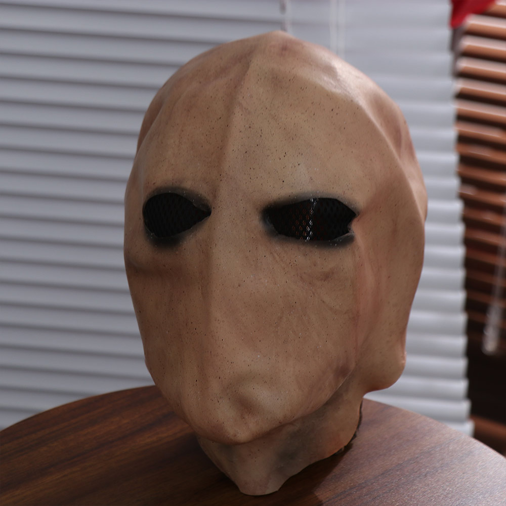 Latex Alien Mask Realistic - Topeng Slenderman Halloween, Topeng Alien Tanpa