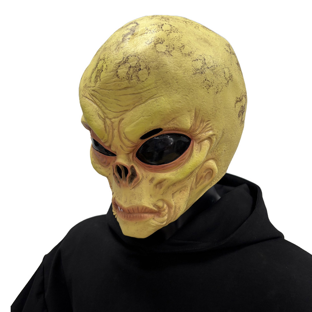 Topeng Tengkorak Alien UFO Rea - Latex Alien Mask Realistic ulasan dan harga