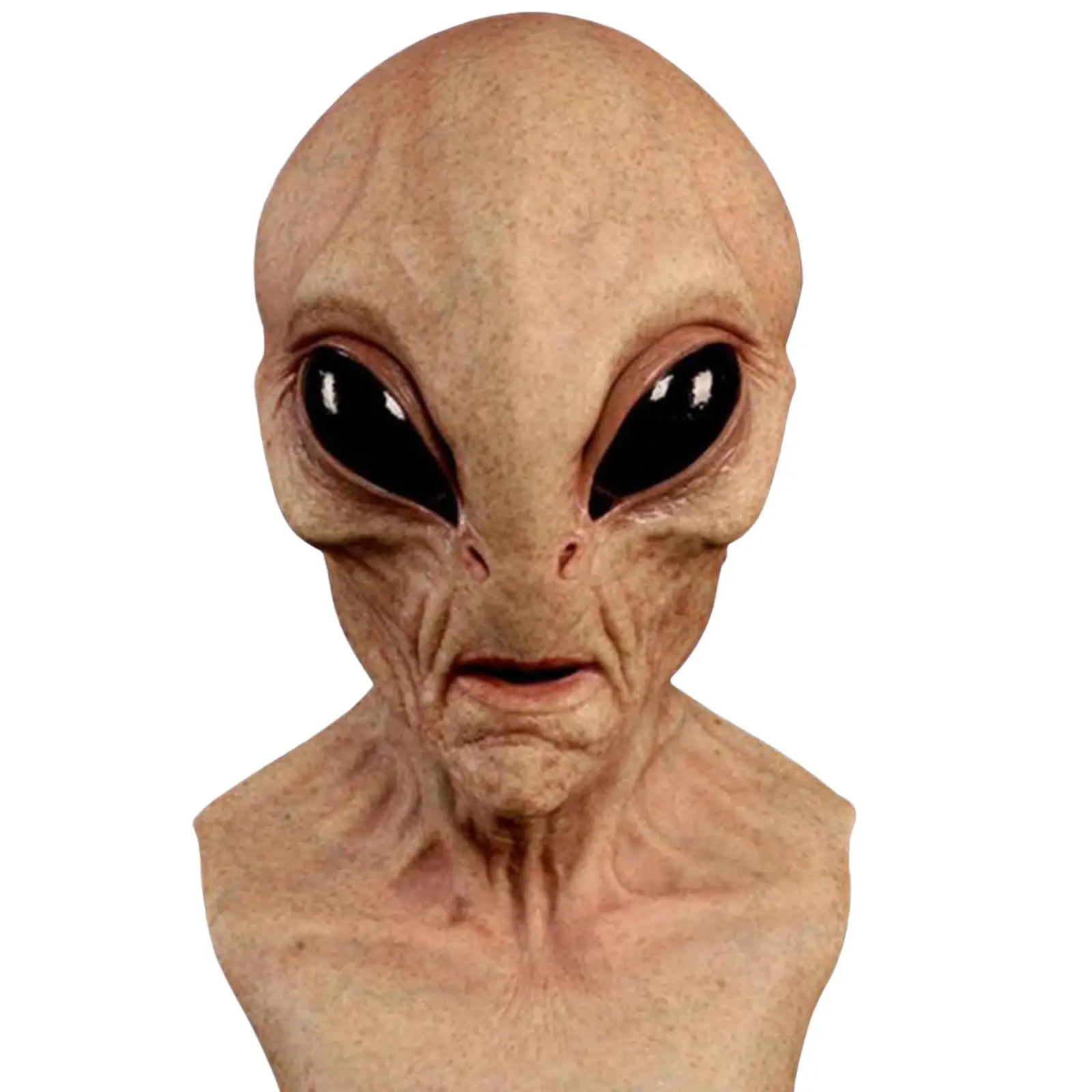 Topeng Alien Halloween, Topeng - Latex Alien Mask Realistic ulasan dan harga