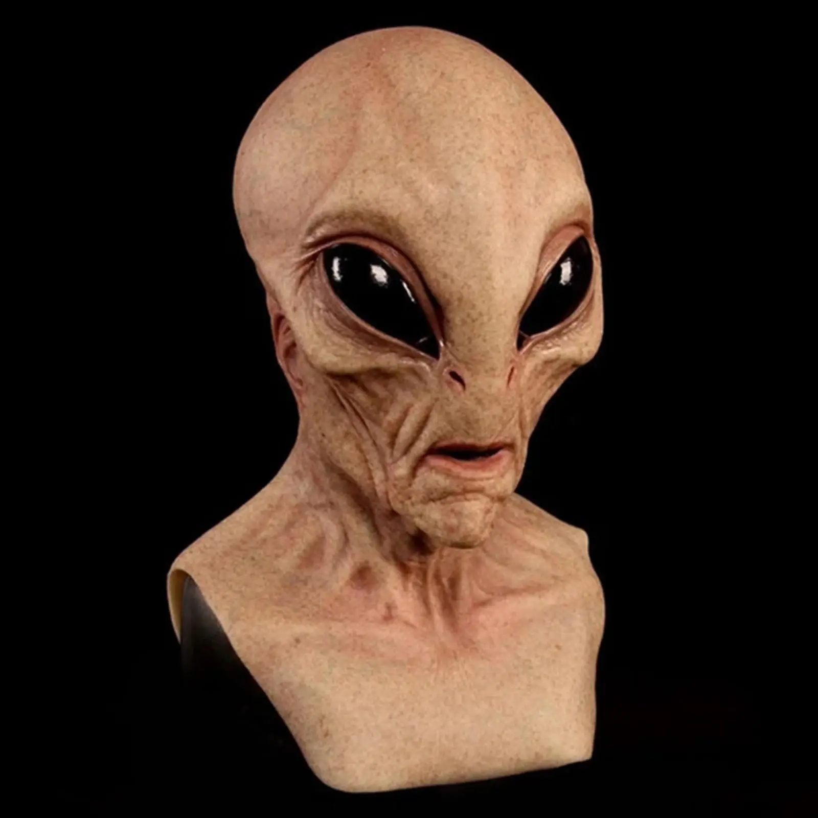 Topeng Alien Halloween, Topeng - Latex Alien Mask Realistic ulasan dan harga