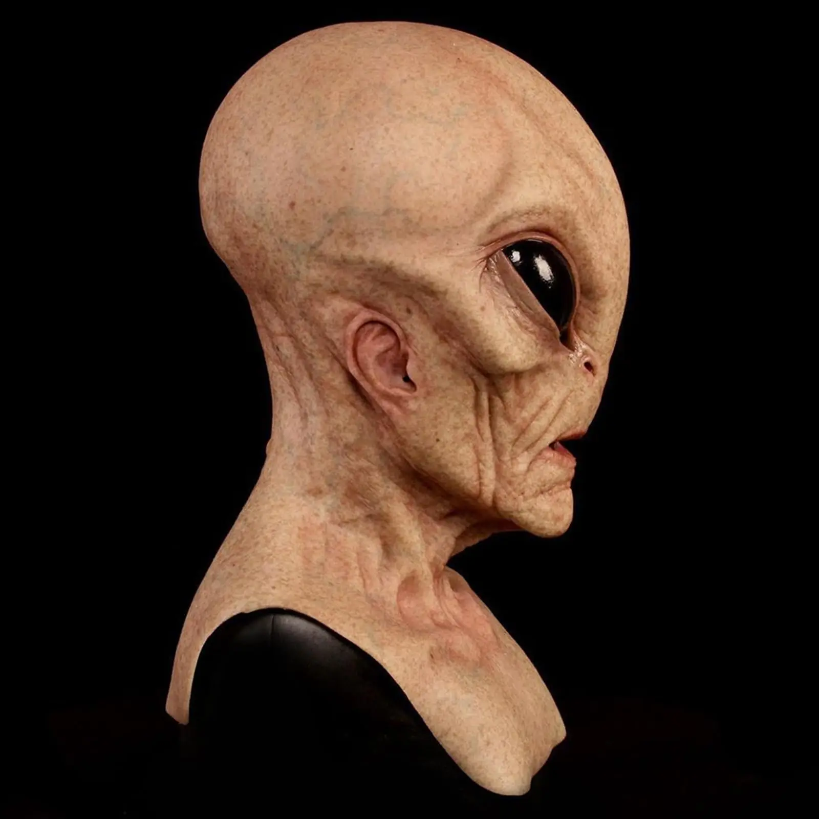 Topeng Alien Halloween, Topeng - Latex Alien Mask Realistic ulasan dan harga